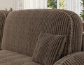 Coltar extensibil stanga 3 locuri ELTAP, Tesalia, 240x150x93 cm, lemn/catifea din poliester, maro deschis