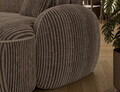 Coltar extensibil stanga 3 locuri ELTAP, Tesalia, 240x150x93 cm, lemn/catifea din poliester, maro deschis
