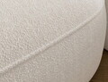 Coltar extensibil dreapta 3 locuri ELTAP, Tesalia, 240x150x93 cm, lemn/tesatura boucle, alb