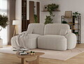 Coltar extensibil stanga 3 locuri ELTAP, Tesalia, 240x150x93 cm, lemn/catifea din poliester, bej deschis