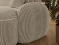 Coltar extensibil stanga 3 locuri ELTAP, Tesalia, 240x150x93 cm, lemn/catifea din poliester, bej deschis