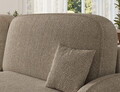 Coltar extensibil stanga 3 locuri ELTAP, Tesalia, 240x150x93 cm, lemn/tesatura boucle, bej inchis