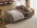 Coltar extensibil dreapta 3 locuri ELTAP, Tesalia, 240x150x93 cm, lemn/catifea din poliester, maro deschis