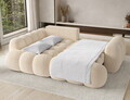 Coltar extensibil stanga 3 locuri ELTAP, Cozion, 267x165x105 cm, lemn/tesatura chenille, bej deschis