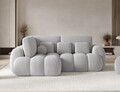 Coltar extensibil stanga 3 locuri ELTAP, Cozion, 267x165x105 cm, lemn/tesatura chenille, gri deschis