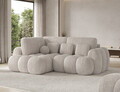 Coltar extensibil stanga 3 locuri ELTAP, Cozion, 267x165x105 cm, lemn/catifea din poliester, alb murdar
