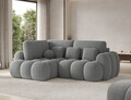 Coltar extensibil stanga 3 locuri ELTAP, Cozion, 267x165x105 cm, lemn/tesatura boucle, gri inchis