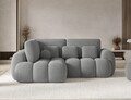Coltar extensibil stanga 3 locuri ELTAP, Cozion, 267x165x105 cm, lemn/tesatura boucle, gri inchis