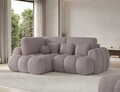 Coltar extensibil stanga 3 locuri ELTAP, Cozion, 267x165x105 cm, lemn/catifea din poliester, gri