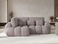 Coltar extensibil stanga 3 locuri ELTAP, Cozion, 267x165x105 cm, lemn/catifea din poliester, gri