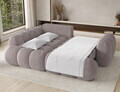Coltar extensibil stanga 3 locuri ELTAP, Cozion, 267x165x105 cm, lemn/catifea din poliester, gri