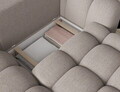 Coltar extensibil stanga 3 locuri ELTAP, Cozion, 267x165x105 cm, lemn/tesatura boucle, bej inchis