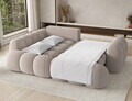 Coltar extensibil stanga 3 locuri ELTAP, Cozion, 267x165x105 cm, lemn/tesatura boucle, bej inchis