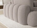 Coltar extensibil stanga 3 locuri ELTAP, Cozion, 267x165x105 cm, lemn/tesatura boucle, bej inchis