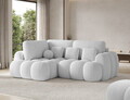 Coltar extensibil stanga 3 locuri ELTAP, Cozion, 267x165x105 cm, lemn/tesatura boucle, alb
