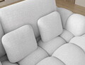 Coltar extensibil stanga 3 locuri ELTAP, Cozion, 267x165x105 cm, lemn/tesatura boucle, alb