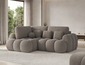 Coltar extensibil stanga 3 locuri ELTAP, Cozion, 267x165x105 cm, lemn/tesatura boucle, maro