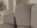 Coltar extensibil stanga 3 locuri ELTAP, Cozion, 267x165x105 cm, lemn/tesatura boucle, maro