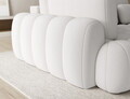 Coltar extensibil stanga 3 locuri ELTAP, Cozion, 267x165x105 cm, lemn/catifea din poliester, alb