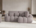 Coltar extensibil dreapta 3 locuri ELTAP, Cozion, 267x165x105 cm, lemn/catifea din poliester, gri