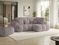Coltar extensibil dreapta 3 locuri ELTAP, Cozion, 267x165x105 cm, lemn/catifea din poliester, gri