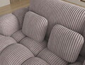 Coltar extensibil dreapta 3 locuri ELTAP, Cozion, 267x165x105 cm, lemn/catifea din poliester, gri