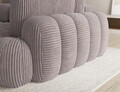 Coltar extensibil dreapta 3 locuri ELTAP, Cozion, 267x165x105 cm, lemn/catifea din poliester, gri