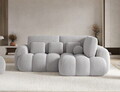 Coltar extensibil dreapta 3 locuri ELTAP, Cozion, 267x165x105 cm, lemn/tesatura chenille, gri deschis