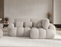 Coltar extensibil dreapta 3 locuri ELTAP, Cozion, 267x165x105 cm, lemn/catifea din poliester, alb murdar