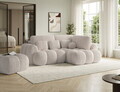 Coltar extensibil dreapta 3 locuri ELTAP, Cozion, 267x165x105 cm, lemn/catifea din poliester, alb murdar