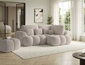 Coltar extensibil dreapta 3 locuri ELTAP, Cozion, 267x165x105 cm, lemn/tesatura boucle, bej inchis