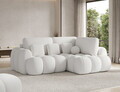 Coltar extensibil dreapta 3 locuri ELTAP, Cozion, 267x165x105 cm, lemn/catifea din poliester, alb
