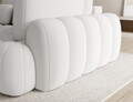 Coltar extensibil dreapta 3 locuri ELTAP, Cozion, 267x165x105 cm, lemn/catifea din poliester, alb
