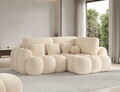 Coltar extensibil dreapta 3 locuri ELTAP, Cozion, 267x165x105 cm, lemn/tesatura chenille, bej deschis