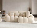 Coltar extensibil dreapta 3 locuri ELTAP, Cozion, 267x165x105 cm, lemn/tesatura chenille, bej deschis
