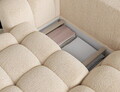 Coltar extensibil dreapta 3 locuri ELTAP, Cozion, 267x165x105 cm, lemn/tesatura chenille, bej deschis