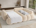 Coltar extensibil dreapta 3 locuri ELTAP, Cozion, 267x165x105 cm, lemn/tesatura chenille, bej deschis