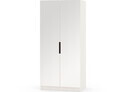 Dulap pentru haine cu oglinda ELTAP, WM2-SZA100, Mirtillo, 100x60x216 cm, PAL laminat, alb
