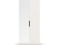 Dulap pentru haine cu oglinda ELTAP, WM1-SZA100, Mirtillo, 100x60x216 cm, PAL laminat, alb