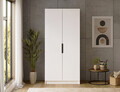 Dulap pentru haine ELTAP, W-SZA100, Mirtillo, 100x60x216 cm, PAL laminat, alb