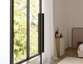 Dulap pentru haine cu oglinda ELTAP, BM2-SZA100, Mirtillo, 100x60x216 cm, PAL laminat, negru