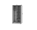Dulap pentru haine ELTAP, K-SZA100, Mirtillo, 100x60x216 cm, PAL laminat, casmir