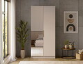 Dulap pentru haine cu oglinda ELTAP, KM1-SZA100, Mirtillo, 100x60x216 cm, PAL laminat, casmir