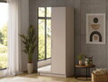 Dulap pentru haine cu oglinda ELTAP, KM1-SZA100, Mirtillo, 100x60x216 cm, PAL laminat, casmir