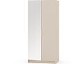 Dulap pentru haine cu oglinda ELTAP, KM1-SZA100, Mirtillo, 100x60x216 cm, PAL laminat, casmir