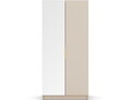 Dulap pentru haine cu oglinda ELTAP, KM1-SZA100, Mirtillo, 100x60x216 cm, PAL laminat, casmir