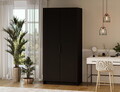 Dulap pentru haine ELTAP, B-SZA100, Mirtillo, 100x60x216 cm, PAL laminat, negru