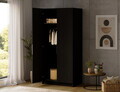 Dulap pentru haine ELTAP, B-SZA100, Mirtillo, 100x60x216 cm, PAL laminat, negru