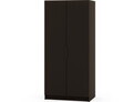 Dulap pentru haine ELTAP, B-SZA100, Mirtillo, 100x60x216 cm, PAL laminat, negru