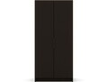Dulap pentru haine ELTAP, B-SZA100, Mirtillo, 100x60x216 cm, PAL laminat, negru